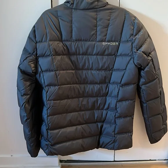 Spyder Black Puffer Jacket - Picture 4 of 4